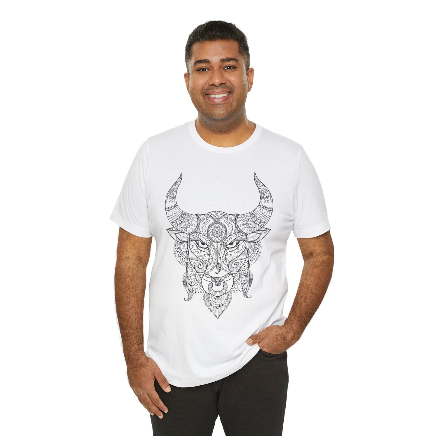 Zentangle Bull: A Fusion of Art and Strength