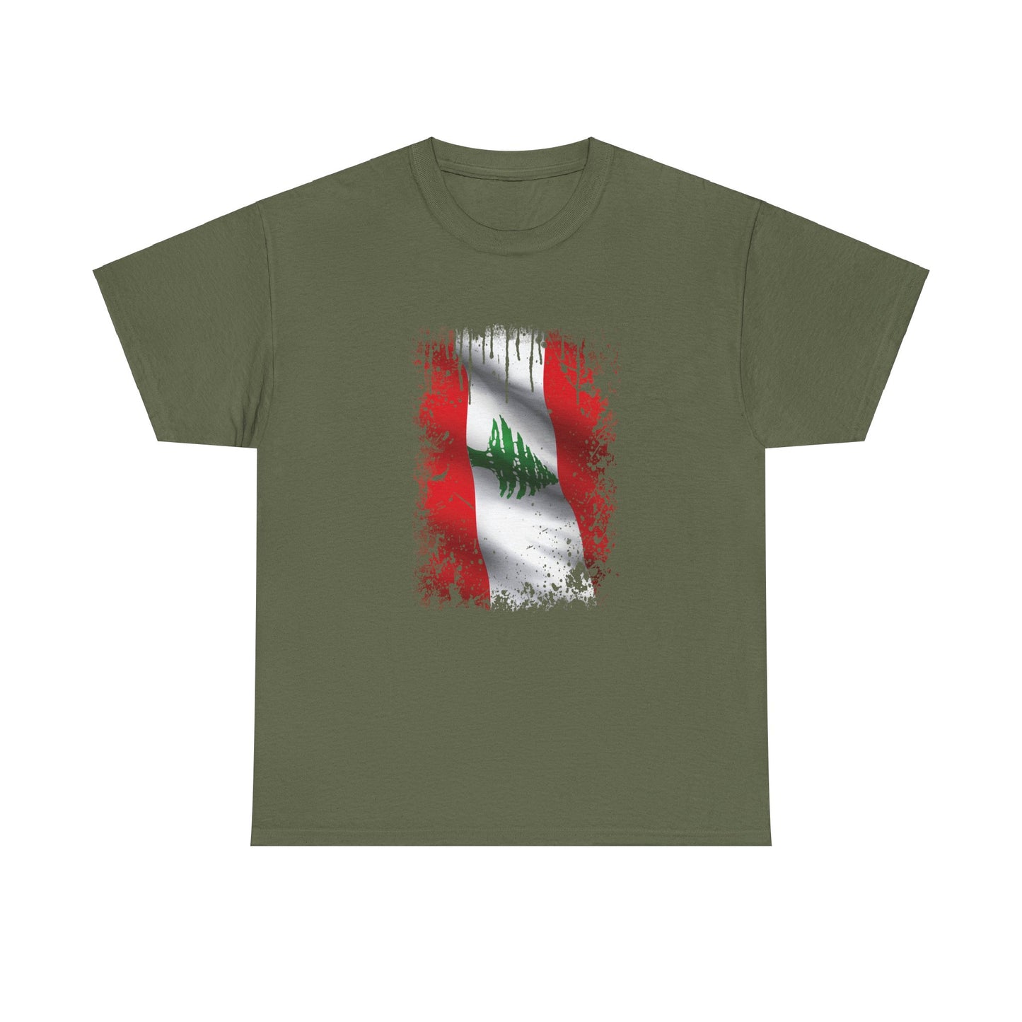 Worn Yet Proud: A Distressed Tribute to Lebanon