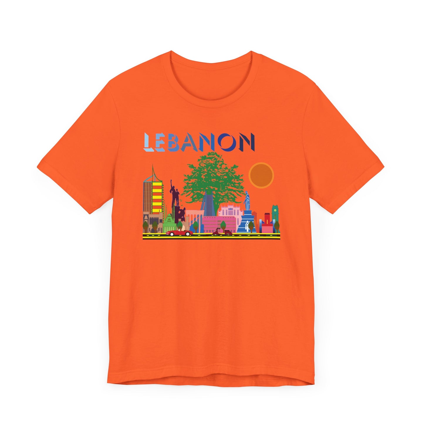 Lebanon's Treasures: A Design of Iconic Locations